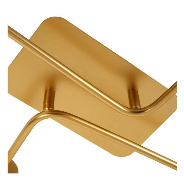 Lucide LESTER - Flush ceiling light - 4xE27 - Matt Gold / Brass - detail 2